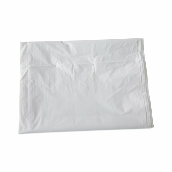 Boardwalk 10 gal Trash Bags, 24 in x 23 in, 0.5 mil, White, 500 PK BWKW2423X